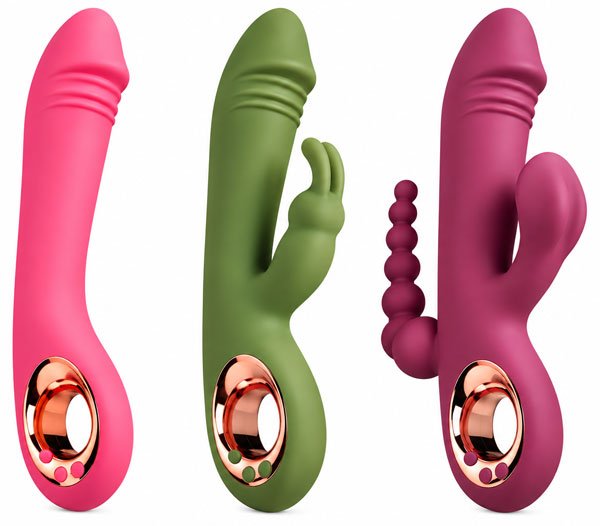 Drei elegante Slim-Vibratoren von You2Toys