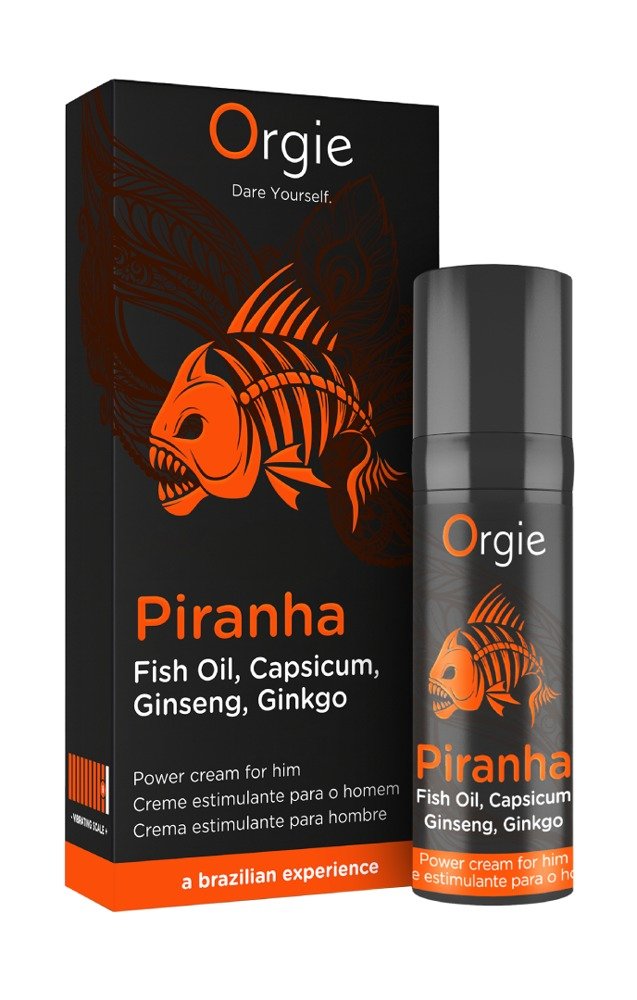 Orgie Piranha - Peniscreme mit Piranha-Fischöl