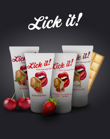 Lick it Gleitgel mit Aroma