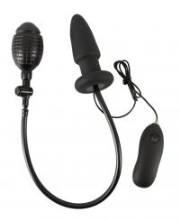 Aufblasbarer Analplug mit Vibration 