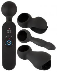 Couples Choice Wand Vibrator mit 3 soften Aufsätzen 