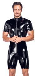 Herren Kurzoverall aus Lack 