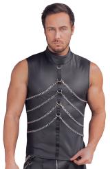 Betonendes Herren Shirt Karabinerketten 