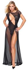 Langes Netzkleid 