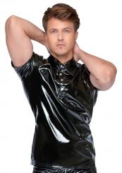 Herren Poloshirt aus Lack 2XL