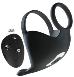 Rebel Cock Ring with RC Ball Massager 