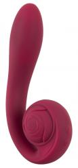 Rosenrot Bendable Spot-on Vibrator (20,1 cm, Ø max. 3,8 cm) 