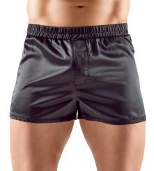 Schwarze Satin-Pants 