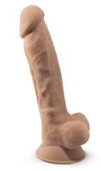 SILEXD Naturdildo mit Saugfuß (18,8 cm, Ø 3,8 cm) 