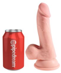 King Cock Plus 6,5" Triple Density Cock with Balls (20,3 cm, Ø 3,9 cm)