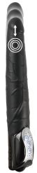 Black Push Thrusting Vibrator (27,7 cm, Ø 4,2 cm)