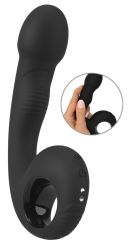 Black Velvets G & P-Spot Vibrator (16,8 cm, Ø bis 3,8 cm) 