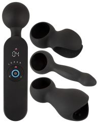 Couples Choice Wand Vibrator mit 3 soften Aufsätzen