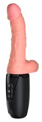 King Cock Plus Stoßvibrator mit Wärmefunktion (27,1 cm, Ø 3,6 cm)