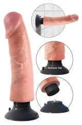 King Cock 9" Vibrating Cock (20,4 cm, Ø 5,4 cm) 