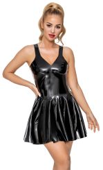 Minikleid aus Latex