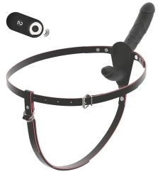 RC Vibrating Double Strap-On 