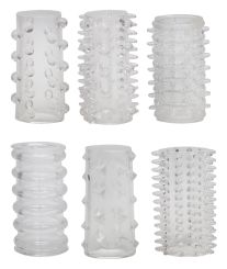 Red Roses 6er-Set Penis Manschetten