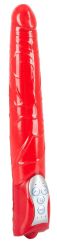 Red Push Vibrator (19,5 cm, Ø 4 cm)