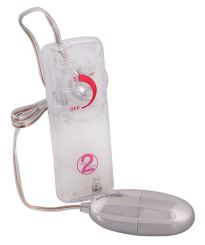 Vibro-Ei Silver Star (6 cm, Ø 2,5 cm)
