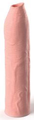 Uncut Silicone Penis Enhancer (17,8 cm lang) Hautfarben Hell