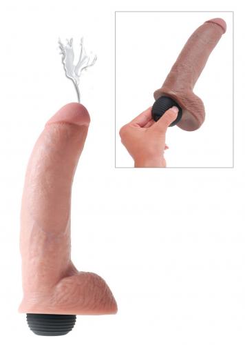 King Cock 9" Squirting Cock with Balls (23 cm, Ø 5 cm) 