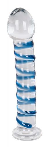 Arts Clair Bleu Glasdildo (18 cm, Ø bis 3,5 cm) 