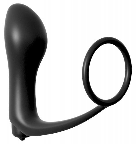 Ass-Gasm Cockring Vibrating Plug 