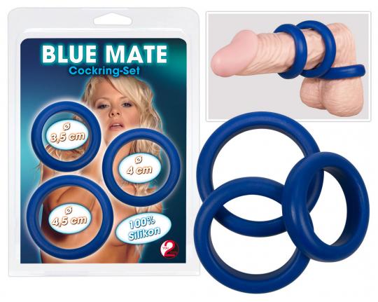 Blue Mate Penisring-Set 