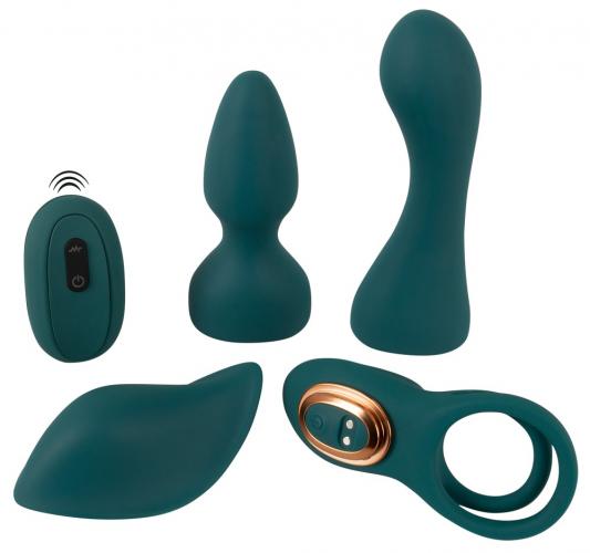 Couples Choice RC Mini Vibrator with 4 Attachments 
