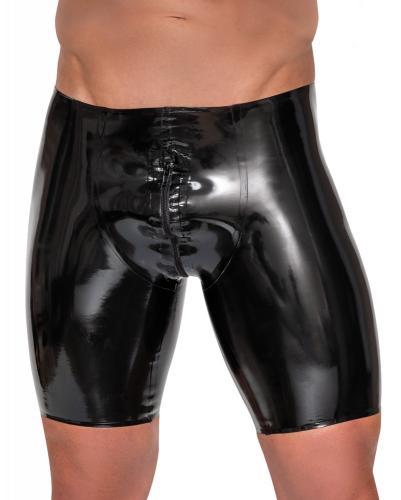 Schwarze Herren Pants aus Latex 2XL