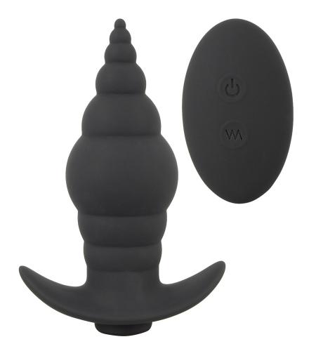 Black Velvets RC Butt Plug (9,6 cm, Ø max. 3,5 cm) 