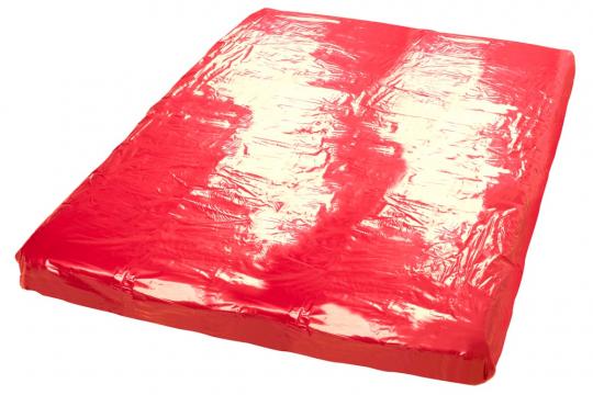 Rotes Lack-Laken 200 x 230 cm 