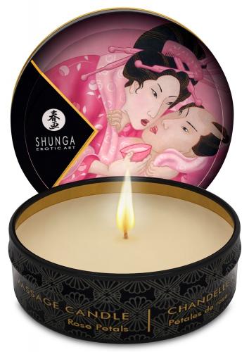 Shunga Mini Massage Candle Roses