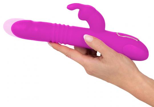 Sweet Smile Thrusting Pearl Rabbit Vibrator 