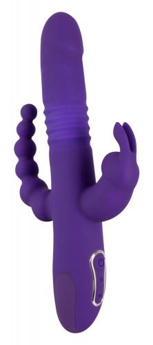 Sweet Smile Thrusting Pearl Triple Vibrator 