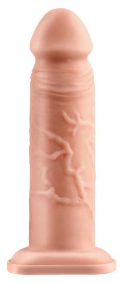 Penishülle zum Umschnallen 8" Silicone Hollow Extension 