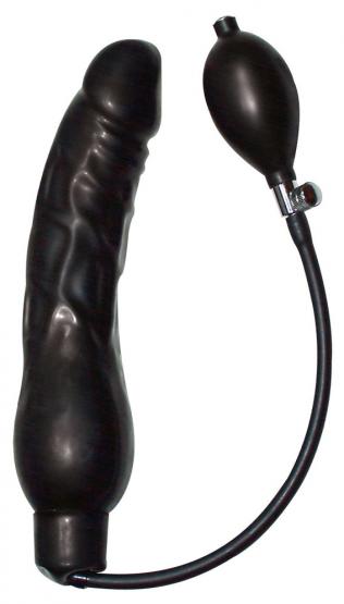 Latex Pump-Dildo (23 cm, Ø 4-10 cm) 