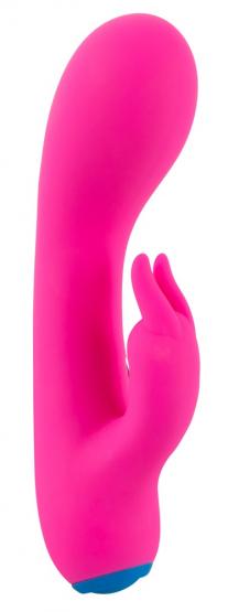 bunt. rabbit vibrator (14,5 cm, Ø bis 3,4 cm) 