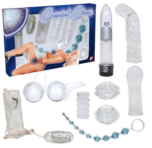 Crystal Clear Sextoy-Set 