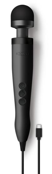 Doxy 3 USB-C (28 cm, Massagekopf-Ø 4,5 cm) Schwarz