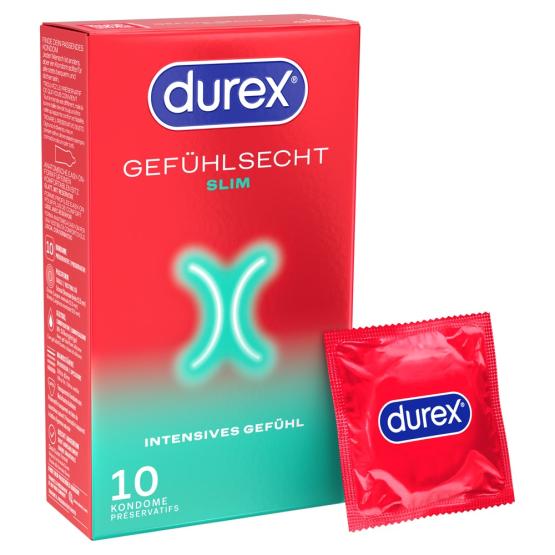 Durex Gefühlsecht Slim (10 Stück) 