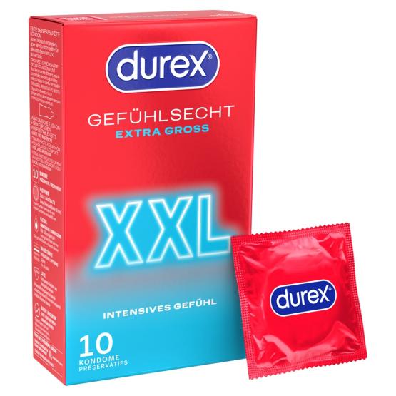 Durex Gefühlsecht Extra groß XXL 
