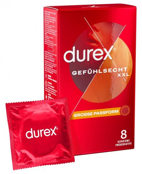 Durex Gefühlsecht XXL 8 Stück