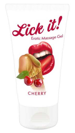 Lick it! Erotic Massage Gel Cherry 50 ml 