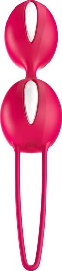 Fun Factory Smartballs Duo (10 cm, Ø bis 3,2 cm) Rot-Weiß
