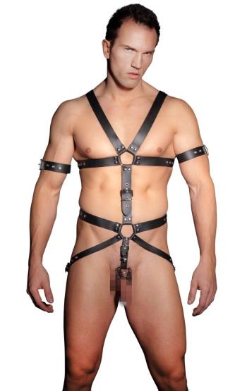 Leder-Jock-Harness S/M