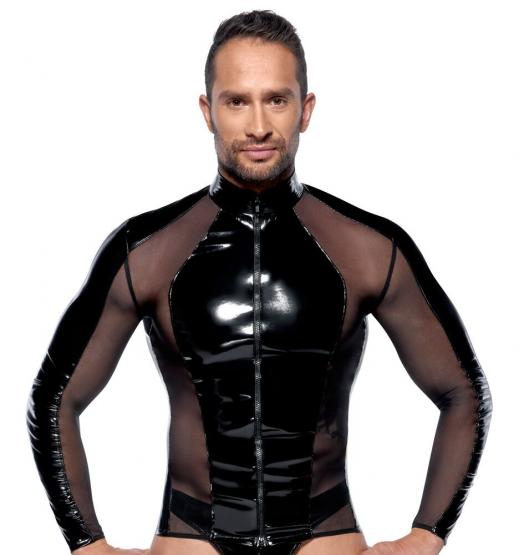 Herren Shirt aus Lack S