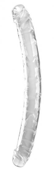King Cock Clear 18“ Double Dildo (46 cm, Ø max. 4,3 cm) 