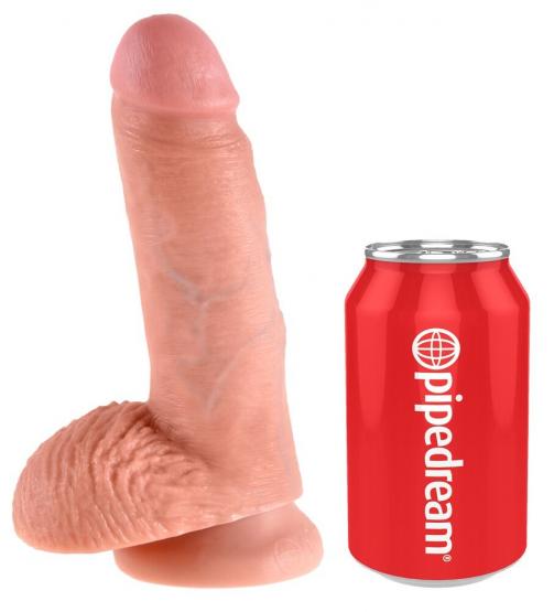King Cock with Balls 7" (17,8 cm, Ø 4,6 cm) 